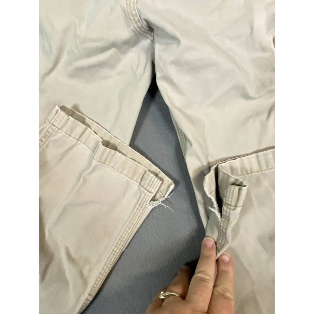 Carhartt Relaxed Fit Thrashed Khaki Pants/ Slacks Beige Measures 28 X 27 - Picture 12 of 16